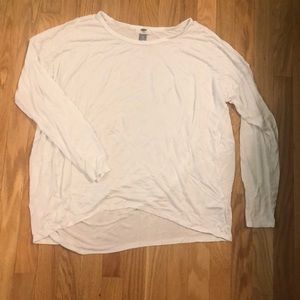 White Old Navy high low shirt
